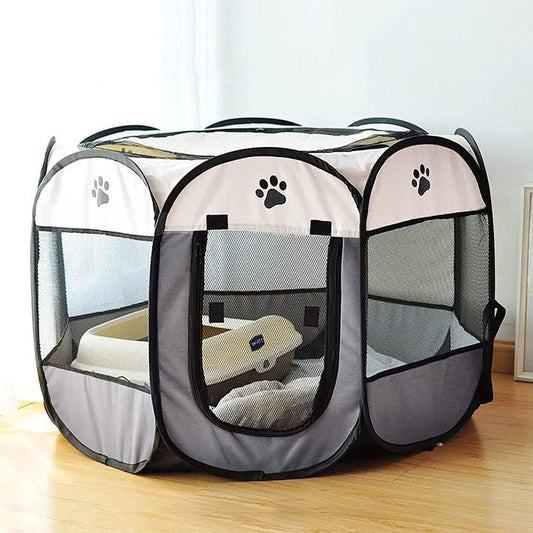 Large Cat Playpen Dog Playpen Cat Tent Puppy Playpen Indooor,Dinosam Cat Cage Indoor with Mesh Outdoor Kitten Playpen for Indoor Cats Pen for Puppys